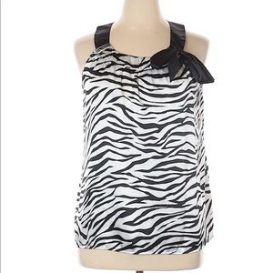 Zebra print Tank Blouse